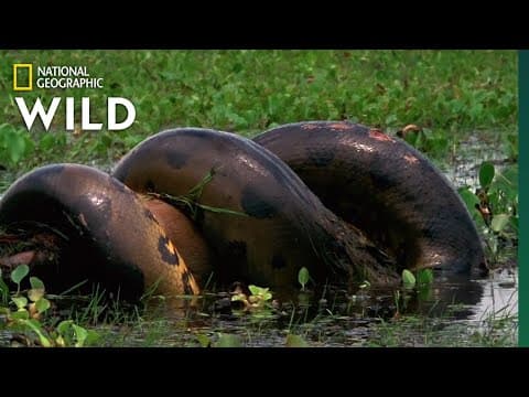 How Do Green Anacondas Hunt and Eat Their Prey? thumbnail