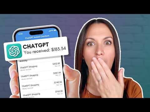 How to Make Money with ChatGPT Instant Checkout | ChatGPT Marketing Tutorial | AI Shopping thumbnail