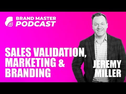 6 Ways To Sticky Branding, Marketing & Sales (W/ Jeremy Miller) thumbnail