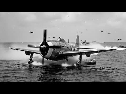P-47 Pilot Ditched in Ocean to Save 9 Men — Fought 20 Fighters for 90 Miles thumbnail