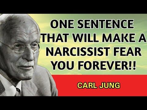 One Sentence That Will Make a Narcissist Fear You Forever || Carl Jung || #MotivationalSpeech, thumbnail