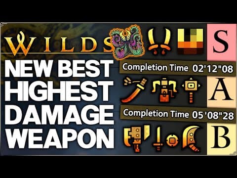 Monster Hunter Wilds - New Best Most Powerful Weapon in Game - AT Nu Udra Weapons Tier Ranked Guide! thumbnail
