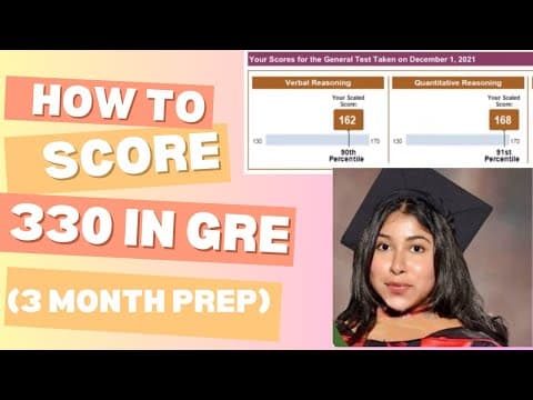 How to score 330 in GRE in Three Months | Strategy, Resources, Books, Tips 🌟 thumbnail