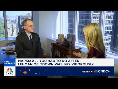 Oaktree Capital's Howard Marks: Valuations right now are high, but not crazy thumbnail