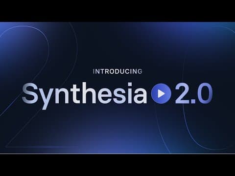 Introducing Synthesia 2.0 thumbnail