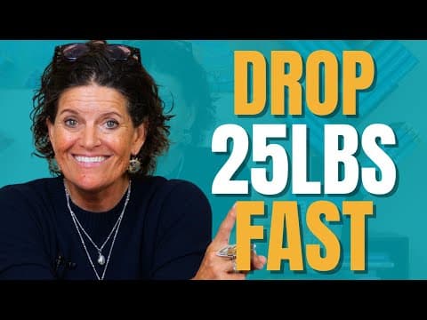 If I Needed To Drop 25 Pounds FAST NOW: Here's EXACTLY What I Would Do | Dr. Mindy Pelz thumbnail