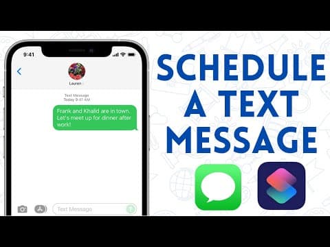 Schedule a Text Message with Your iPhone thumbnail