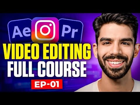 Full Video Editing Course • Ep 1 • Picking a Niche & Career Roadmap thumbnail