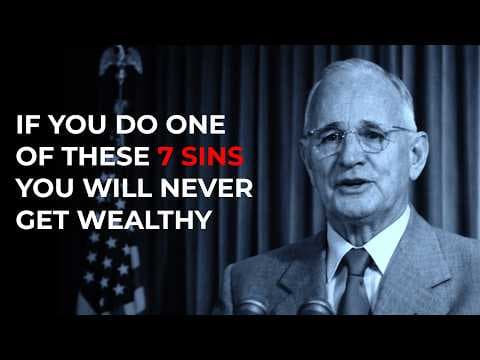 Eliminate These 7 Sins and God Will Bless You With Riches | Napoleon Hill thumbnail
