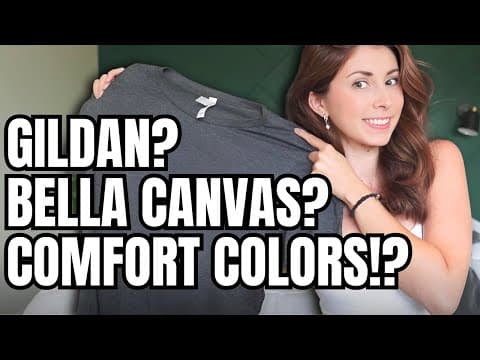 Which POD Tshirt Brand Should YOU Use?! (comparison review) thumbnail