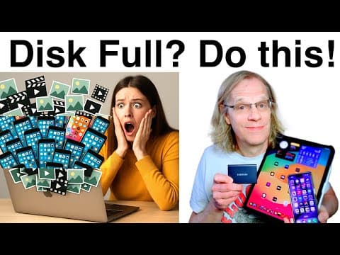 Mac Hard Drive Full? Move your iOS backups to an external SSD! thumbnail