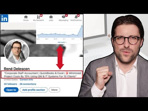 4 CRAZY SUCCESSFUL LinkedIn Headline Examples (2025) thumbnail