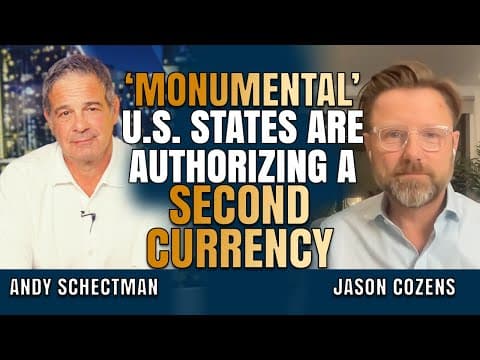 'Return of America's Authorized Second Currency': Gold As Legal Tender Again | Glint's Jason Cozens thumbnail