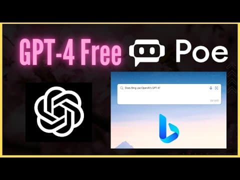 2 ways to access GPT-4 for Free without ChatGPT Plus thumbnail