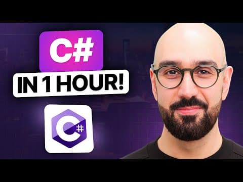 C# Tutorial For Beginners - Learn C# Basics in 1 Hour thumbnail