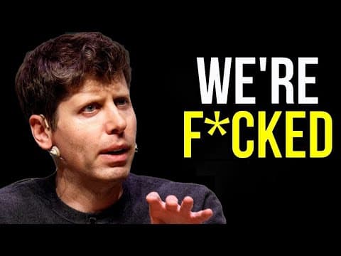Sam Altman WARNS: "You Have No Idea What's Coming" thumbnail