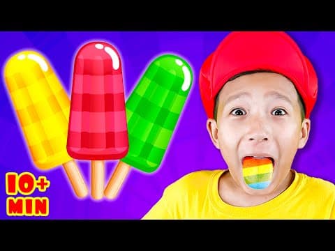 Color Popsicles Song | Colors Song  + More Nursery Rhymes and Kids Songs thumbnail