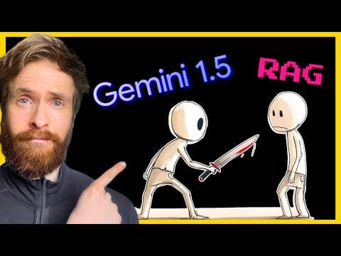 RAG vs Context Window - Gemini 1.5 Pro Changes Everything? thumbnail