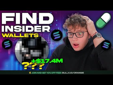 How To Find INSIDER Wallets Trading SOLANA MEMECOINS | 100x PROFITS thumbnail