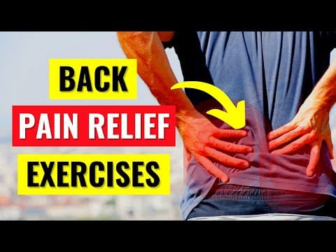 Back Pain Relief Exercises in 5 Min thumbnail