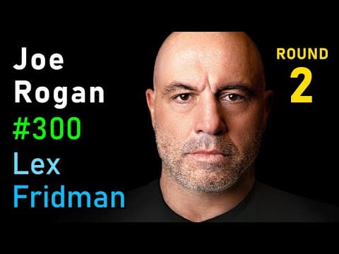 Joe Rogan: Comedy, Controversy, Aliens, UFOs, Putin, CIA, and Freedom | Lex Fridman Podcast #300 thumbnail