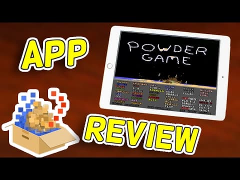 Is Powder Game the Best Physics App for iOS? thumbnail