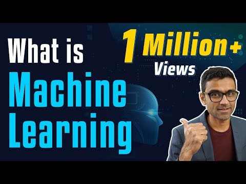 Machine Learning Tutorial Python -1: What is Machine Learning? thumbnail