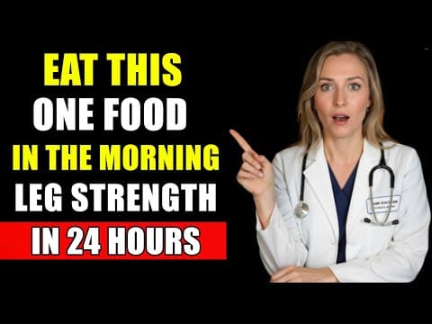 Seniors Eat This in the Morning to Stop Muscle Loss in Your Legs | Senior Health Tips thumbnail
