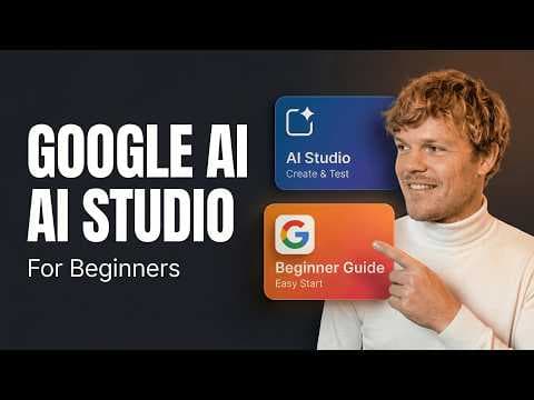 How To Use Google AI Studio For Beginners thumbnail
