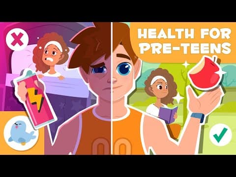 HEALTHY HABITS for TWEENS🏃🏻‍♂️🍏 Learn How to Take Care of Yourself ❤️ thumbnail