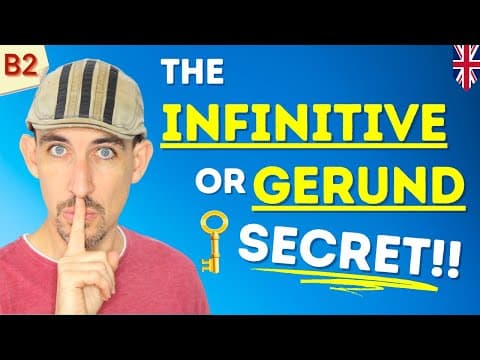🔥 EXPLAINED! When to use the Infinitive and Gerund After Verbs thumbnail