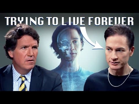 Tucker Debates Bryan Johnson on His Methods of Anti-Aging and Ethics of Living Forever thumbnail