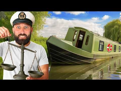THE BOAT WILL SINK IF WE GET IT WRONG!! | BALANCING OUR NARROWBOAT LAYOUT thumbnail