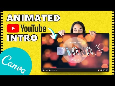 How to Create a YouTube Animated Intro with Canva thumbnail