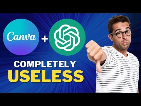 Why Is Canva's ChatGPT Plugin Useless for Content Creation? thumbnail