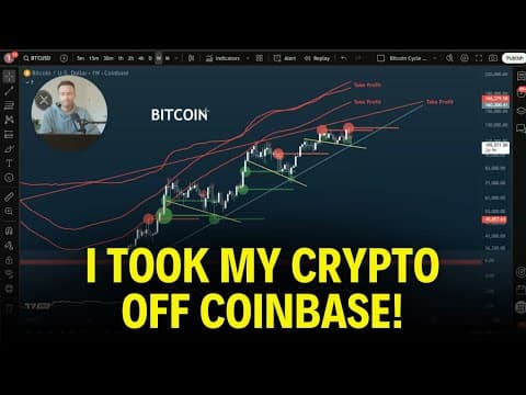 I Just Moved All My Crypto Off Coinbase: Is Bitcoin's Top In? thumbnail