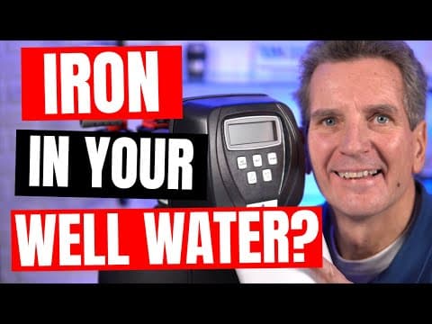 CHEAPEST Way to REMOVE IRON from WELL WATER thumbnail