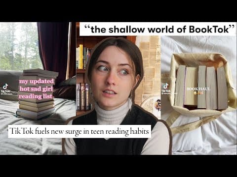 is tiktok ruining reading? & the desire to be 'a reader' thumbnail