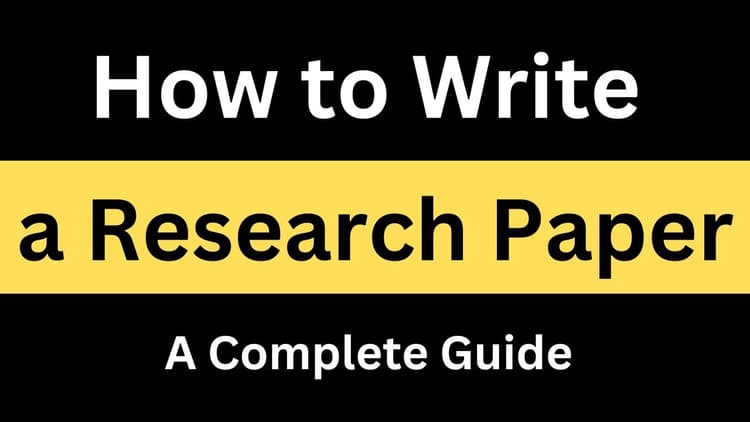 Writing a Research Paper | How to Write Research Papers | Step By Step ...