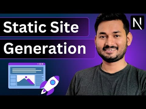 Static Site Generation in Next.js | SSG | Next.js Complete Course | S3 Ep.3 thumbnail