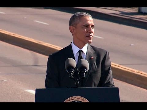 President Obama Delivers Remarks on the 50th Anniversary of the Selma Marches thumbnail