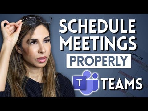 How to Schedule Meetings in Microsoft Teams Effectively? thumbnail