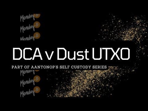 Buying Bitcoin Using Dollar Cost Averaging & Avoiding Dust UTXO - Self Custody Series - Feb 2024 thumbnail