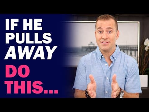 Ignoring You? What to Do If He Pulls Away | Dating Advice for Women by Mat Boggs thumbnail