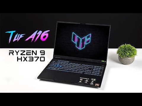ASUS TUF A16 Hands On Review, Portable HX370 + 4070 POWER! thumbnail