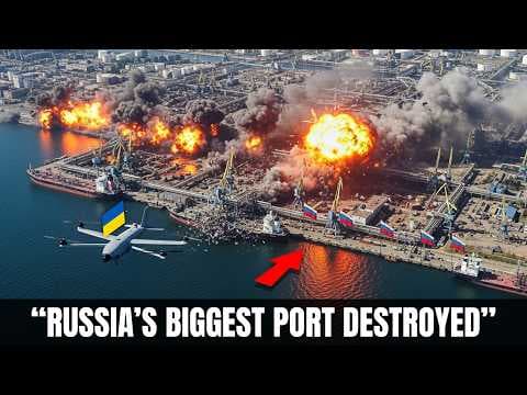 Ukrainian Drones Just WIPED OUT Russia’s Largest Port — Here’s What Really Happened... thumbnail