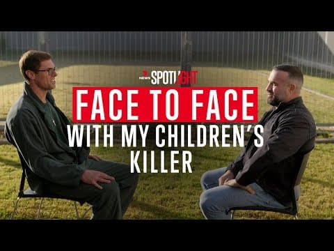 Father meets his children's killer | Extraordinary moment inside maximum-security prison thumbnail