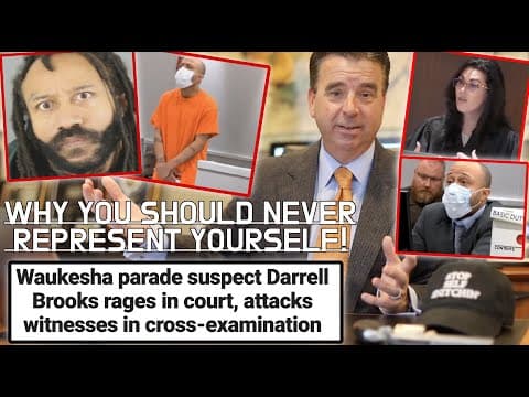 Criminal Lawyer Reacts to Moments from the Darrell Brooks Trial | Waukesha Parade Terrorist thumbnail