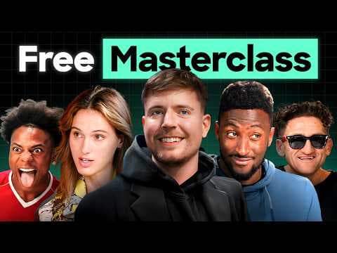 YouTube Masterclass 2025 with MrBeast, MKBHD & Casey Neistat thumbnail