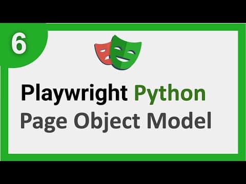 Playwright Python 6 | Page Object Model (POM) thumbnail